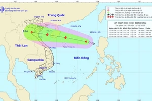 Áp thấp nhiệt đới đã mạnh lên thành bão số 7