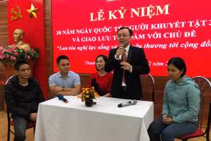 Tọa đàm “Lan tỏa nghị lực sống và tình yêu thương tới cộng đồng”.