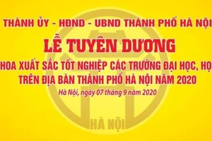 Chương trình Tuyên dương thủ khoa tốt nghiệp xuất sắc năm 2020 sẽ được tổ chức ngắn gọn.