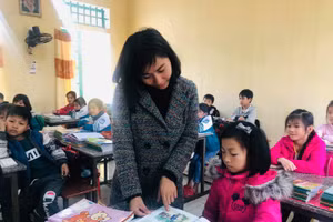 Các trường tiểu học trên địa bàn huyện Hải Hậu tích cực đổi mới. 