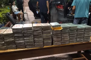 Tang vật vụ án bị lực lượng BĐBP thu giữ. Ảnh: Phước Trung