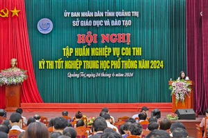 Phó trưởng Ban chỉ đạo Kỳ thi tốt nghiệp THPT lưu ý một số nhiệm vụ về công tác tổ chức Kỳ thi tốt nghiệp THPT năm 2024.