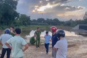 Hiện trường xảy ra vụ đuối nước.