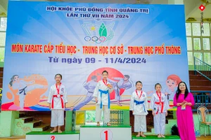 Nhiều VĐV đạt thành tích cao tại Hội khỏe Phù Đổng tỉnh Quảng Trị.