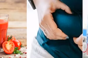 Nước ép cà chua được coi là một trong những thức uống tốt nhất cho người ăn kiêng. Đồ họa NC.