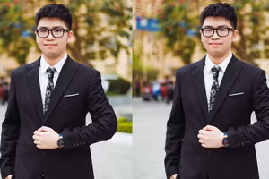 Nguyễn Việt Dũng – Thủ khoa đầu ra lớp chất lượng cao K65, khoa Toán – Trường ĐH Sư phạm Hà Nội. Ảnh NVCC.