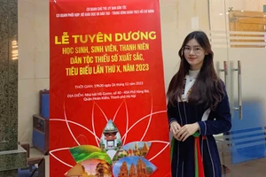 La Thị Diệp hiện đang học ngành châu Á - Thái Bình Dương học - Hàn Quốc học tại Học viện Ngoại giao. Ảnh NVCC.