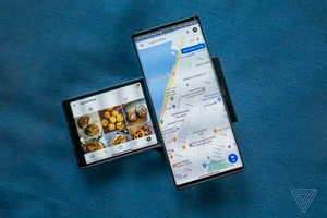 Smartphone Wing của LG. (Ảnh: The Verge).

