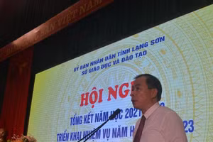 Ông Hoàng Quốc Tuấn - Giám đốc Sở GD&ĐT tỉnh Lạng Sơn. Ảnh NC.