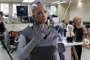 Robot Sophia. (Ảnh: Reuters).