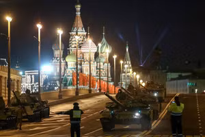 Nga diễn tập duyệt binh Ngày Chiến thắng trên Quảng trường Đỏ 