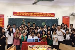 Học sinh Trường PTDNT THCS & THPT Bắc Sơn, huyện Bắc Sơn, tỉnh Sơn La. Ảnh NVCC.