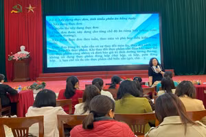 Toàn cảnh buổi tập huấn.