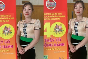 Cô Lò Thị Thẩm, sinh năm 1992, giáo viên môn Địa lí, Trường PTDTBT - THCS Sín Chải, huyện Tủa Chùa, tỉnh Điện Biên.