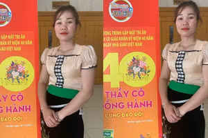 Cô Lò Thị Thẩm, sinh năm 1992, giáo viên môn Địa lí, Trường PTDTBT - THCS Sín Chải, huyện Tủa Chùa, tỉnh Điện Biên.
