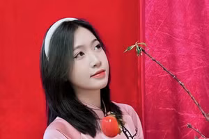  Lê Thị Thuỳ Châm, sinh viên năm nhất, Khoa tiếng Hàn Quốc, Trường Đại học Hà Nội. Ảnh NVCC.