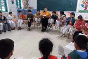 Học tập trung học trò có nhiều cơ hội tham gia các hoạt động trải nghiệm. 