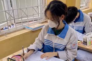 Em Nguyễn Hà Giang - học sinh Trường THPT Sóc Sơn (TP. Hà Nội)