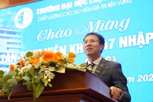 TS. Đoàn Trung Kiên – Hiệu Trưởng Trường ĐH Luật Hà Nội.