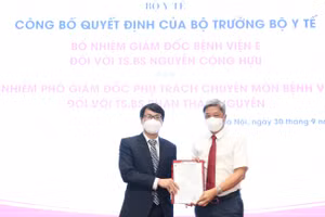 TS.BS Nguyễn Công Hựu nhận quyết định bổ nhiệm làm Giám đốc bệnh viện E.