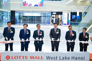 Tổ hợp thương mại lớn nhất của Lotte ở Việt Nam chính thức hoạt động