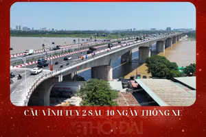 Video: Cầu Vĩnh Tuy 2 sau 10 ngày thông xe