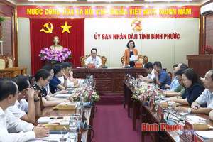 Phó Chủ tịch UBND tỉnh Bình Phước Trần Tuyết Minh đảm nhận vai Trưởng Ban Chỉ đạo (Nguồn: Đài Phát thanh - Truyền hình và Báo Bình Phước)