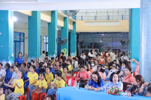 Thanh thiếu niên, thiếu nhi tham dự Ngày hội “Thanh thiếu nhi vui khỏe tỉnh Bình Phước”.