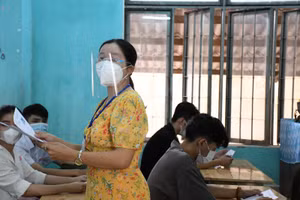 Thí sinh và lực lượng làm thi tốt nghiệp THPT đợt 2 tại Quảng Ngãi sẽ được test nhanh trước ngày diễn ra kỳ thi 