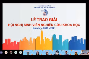 Trường ĐH Ngoại ngữ, ĐH Đà Nẵng tổ chức Hội nghị SV NCKH bằng hình thức trực tuyến