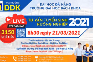Trường ĐH Bách khoa, ĐH Đà Nẵng sẽ tổ chức tư vấn tuyển sinh trực tuyến 