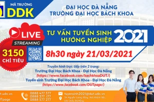 Trường ĐH Bách khoa, ĐH Đà Nẵng sẽ tổ chức tư vấn tuyển sinh trực tuyến 