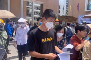 Thí sinh dự thi lớp 10 tại Hà Nội