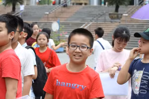 Thí sinh dự thi vào lớp 6 Trường THPT chuyên Hà Nội -Amsterdam năm 2020.