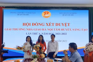 Các giáo viên đạt điểm cao nhất sẽ tham gia cuộc thi cấp Thành phố.