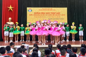 Ngày Pháp luật Việt Nam sẽ được triển khai đồng loạt tổ chức tại các nhà trường.