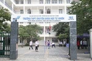 Trường THPT chuyên Khoa học Tự nhiên tuyển 540 chỉ tiêu vào lớp 10