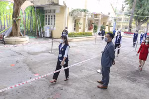 Diễn tập tại Trường THPT Việt Đức