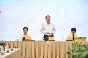 Thứ trưởng Bộ Tài chính Nguyễn Đức Chi tại buổi họp báo Chính phủ chiều 6/9.