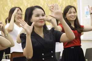 Các báo cáo viên đã lan tỏa năng lực tích đến các học viên. 