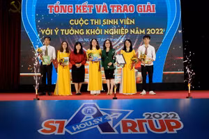 Dự án “Chinh phục ngôn ngữ” giành giải Nhất cuộc thi “Sinh viên với ý tưởng khởi nghiệp” năm 2022 của Trường ĐH Mở Hà Nội.