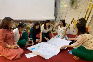 Khóa tập huấn, bồi dưỡng giáo viên, cán bộ quản lý cốt cán mầm non dựa trên tiếp cận mới về chức năng và nhiệm vụ của đội ngũ cốt cán.