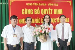 Sở GD&ĐT tỉnh Bà Rịa- Vũng Tàu có tân giám đốc Sở