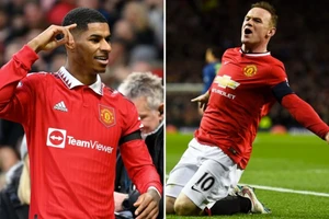 Rashford ‘đuổi kịp’ kỷ lục của Rooney 