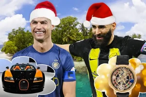 Quà Giáng sinh sang chảnh của Ronaldo, Benzema, Kante và Mahrez 