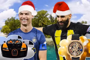 Quà Giáng sinh sang chảnh của Ronaldo, Benzema, Kante và Mahrez 