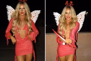 Lên đồ Halloween, nữ VĐV bóng mềm 'quyến rũ nhất thế giới' nhận vô số lời khen 