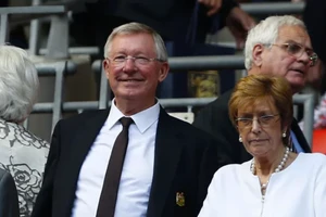 Sir Alex Ferguson và người vợ quá cố Cathy Ferguson.