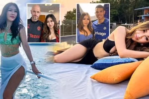 Nữ phóng viên xinh đẹp 'gây sốt' trận derby thành Manchester 