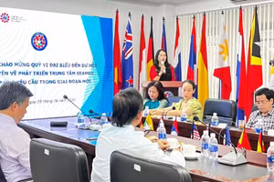 TS Lê Thị Mỹ Hà- Giám đốc SEAMEO CELLL phát biểu tại hội thảo